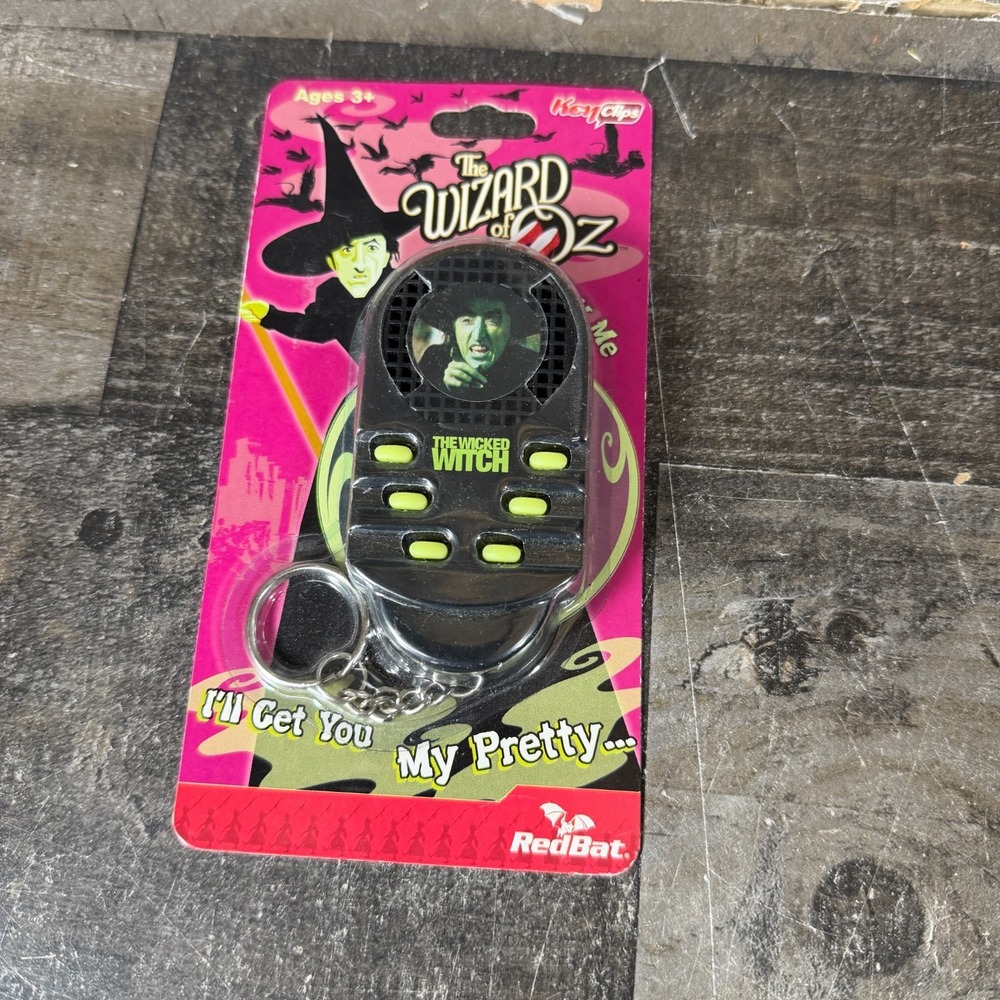 RedBat The Wizard Of Oz Wicked Witch Talking Keychain - Works -